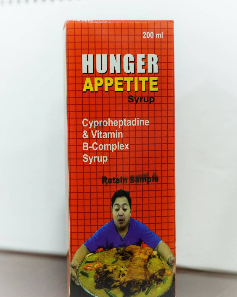 HUNGER APPETITE Syrup carton — Cyproheptadine and Vitamin B-Complex Syrup, 200 ml